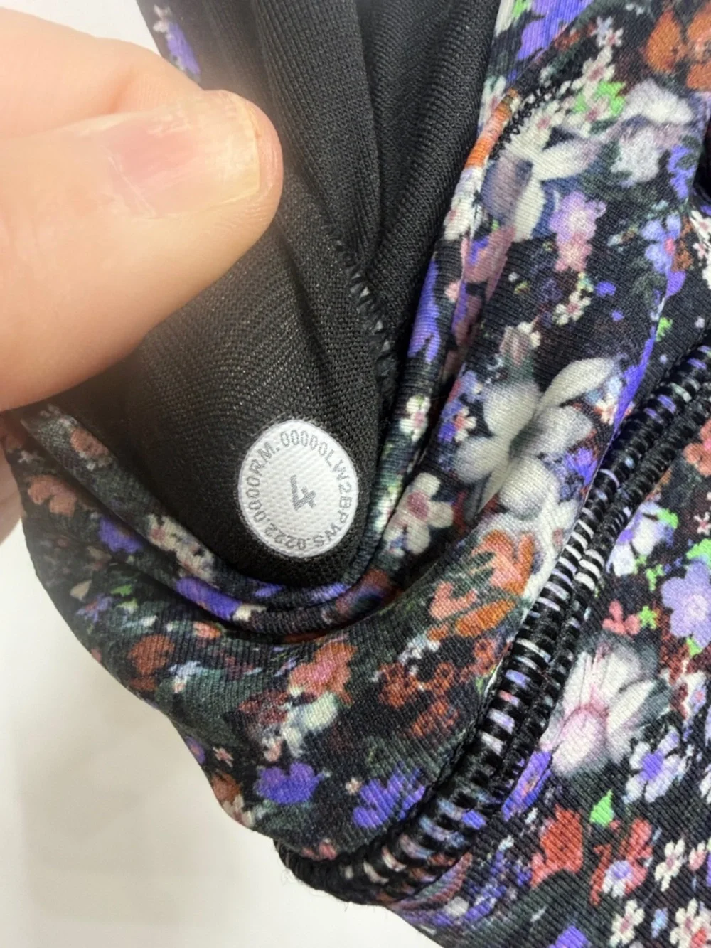 Lululemon Energy Bra  floral size 6